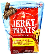 Jerky Treats American Tender Beef Sticks Dog Snacks 60 Ounce EXP 05/2026
