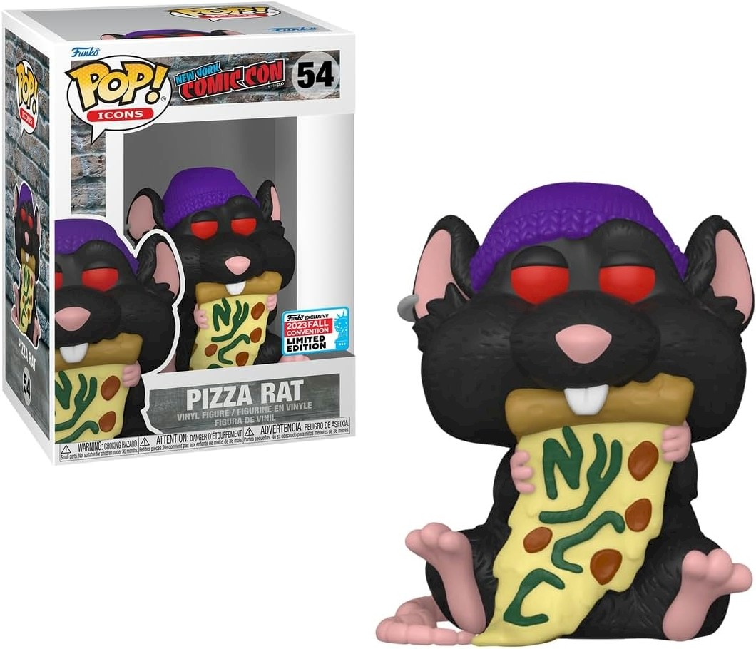 Funko Pizza Rat Figure NYCC 2023 Exclusive #54 NEW
