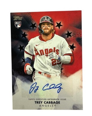 2024 Topps Series 2 Trey Cabbage Baseball Stars Rookie Auto Black /199 BSA-TC RC