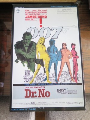 JAMES BOND AGENT 007 DR. NO SEAN CONNERY AS COLLECTIBLE 12'' FIGURE SIDESHOW NIP