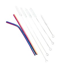 17cm Stainless Steel Straw Cleaning Brush for Daily of Drinkware