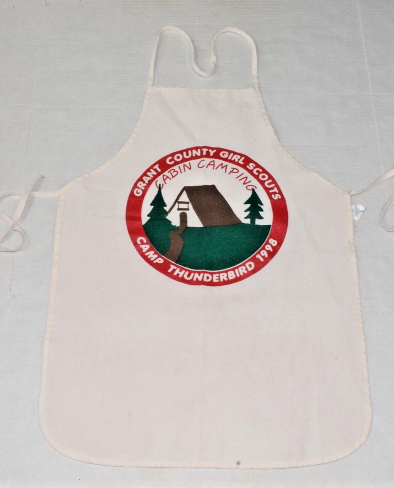 Vintage Apron Innovo 1998 Camp Thunderbird Grant County Girl Scouts New Mexico - Image 2 of 4