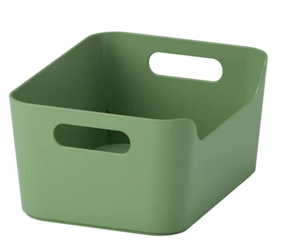 UPPDATERA Storage Box Green 24x17x10cm – Handy, Stackable, Easy Clean - Image 1 of 4