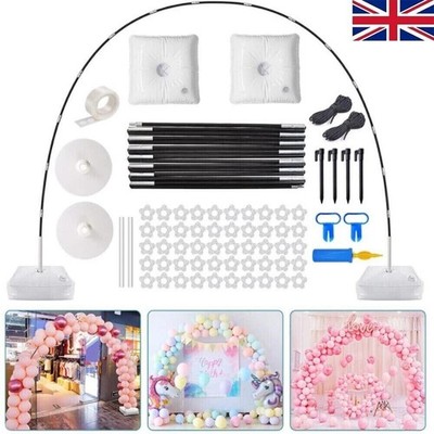 3M Ballonbogen Säulenrahmen Girlande verstellbar Bogenständer Hochzeit Party Deko