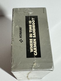 Nintendo NES Where In Time Is Carmen Sandiego Vintage 1991 NEW Factory Sealed