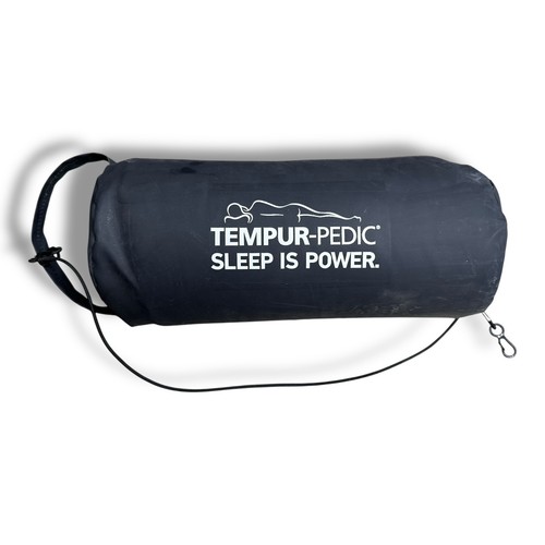 Tempur-Pedic Travel Pillow w/Case- Memory Foam Neck Support, Washable Cover