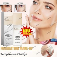 Color Changing Foundation for Mature Skin,Tone Suitable for All Skin Types NEW
