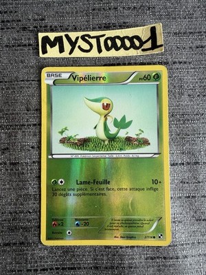 Pokemon Karte Vipelierre 2/114 Reverse Schwarz Weiß Französisch Gebraucht 