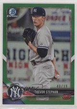 2018 Bowman Chrome Prospects Green Refractor 40/99 Trevor Stephan #BCP168 1q5