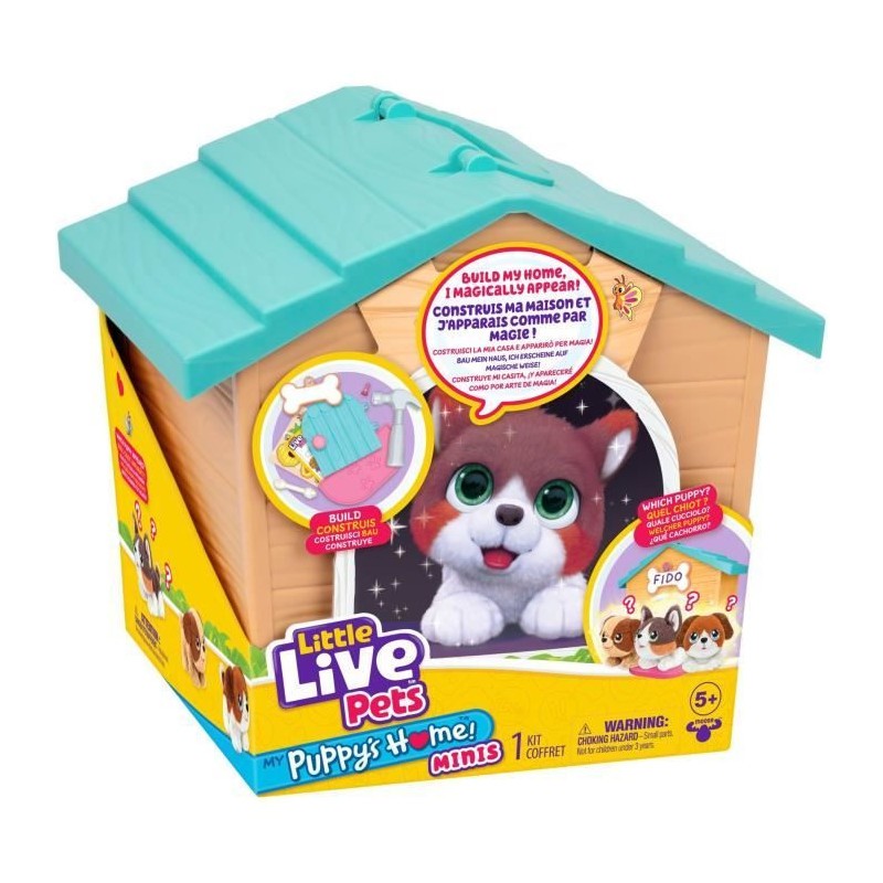 Chien orange Moose Toys Niche surprise pour occuper les enfants avec un jouet