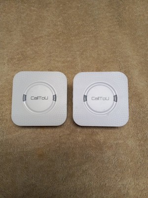 2x CallToU Caregiver Pagers Wireless Call Button Alert Units Only