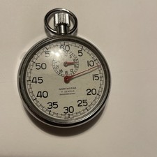 VTG Pocket Timer Stopwatch Swiss Made 7 Jewel, Northstar Shock Resistant
