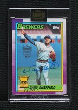 2022 Archives Signature Series 1/1 Gary Sheffield (1990 Topps) Buyback Auto ow6