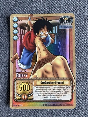 One Piece Ruffy Großartiger Freund RK-C01 Karte  TCG  Holo Luffy