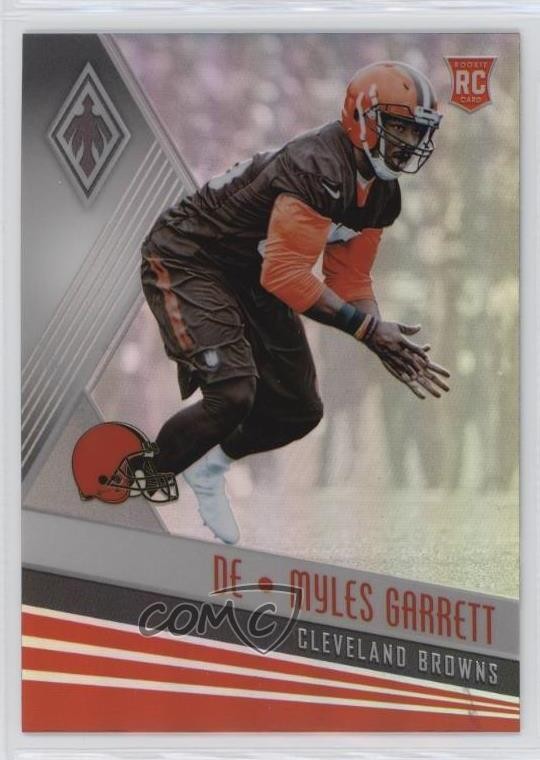 2017 Panini Phoenix Rookies Myles Garrett #141 re6