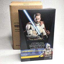 Hot Toys Star Wars Clone Wars Obi-Wan Kenobi 1 6 Scale TMS095 USA Seller