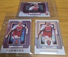 Beth Mead Numbered x2 /39 & Base Cards Arsenal Platinum Futera 2025