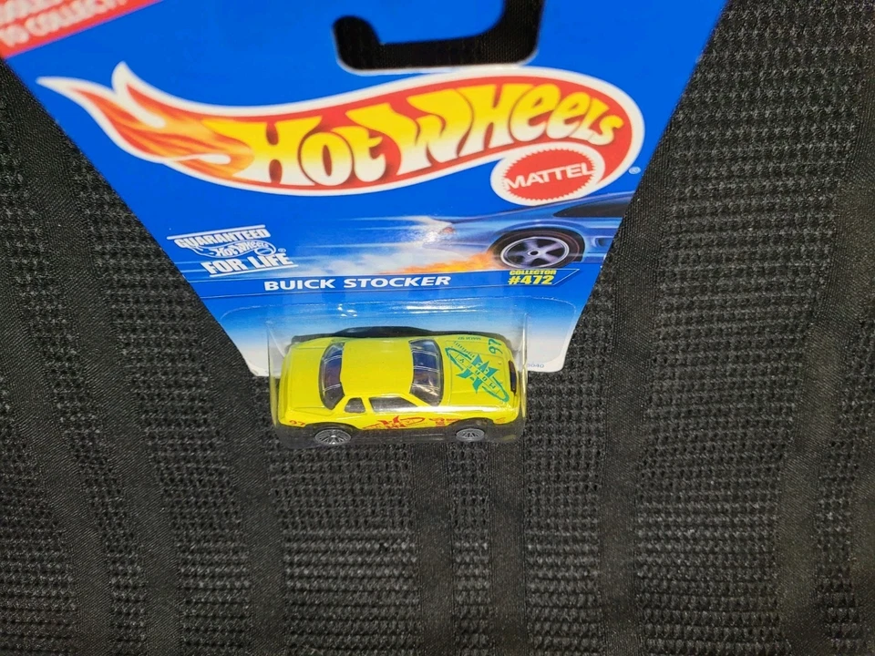 Coche de carreras Buick Stocker 1991 Hot Wheels. Raro, ¡VHTF! Tarjeta azul '96. Coleccionista #472 Foto 4 de 4