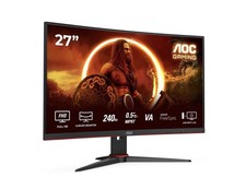AOC Gaming C27G2ZE 27 Inch Curved FHD Monitor 240Hz 0.5ms