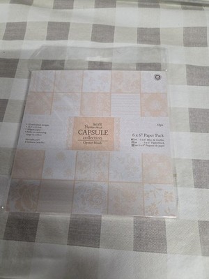 Papermania 6x6'' scrapbooking capsule collection 32 sheets Oyster Blush(paperb)