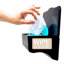 Wipe Holder for Bathroom   Adhesive Wall Mount Organizer for Wet   Bathroom T...