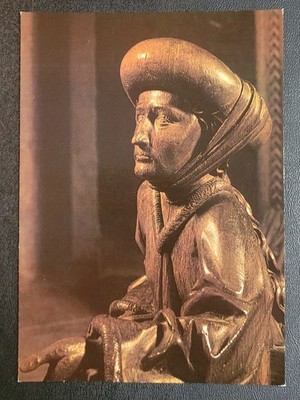Vintage Photo Card - Phrygian Sibyl - Ulm Minster - Germany