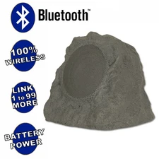 Theater Solutions Wireless 60W Rechargeable Bluetooth Rock Speaker Slate Grey