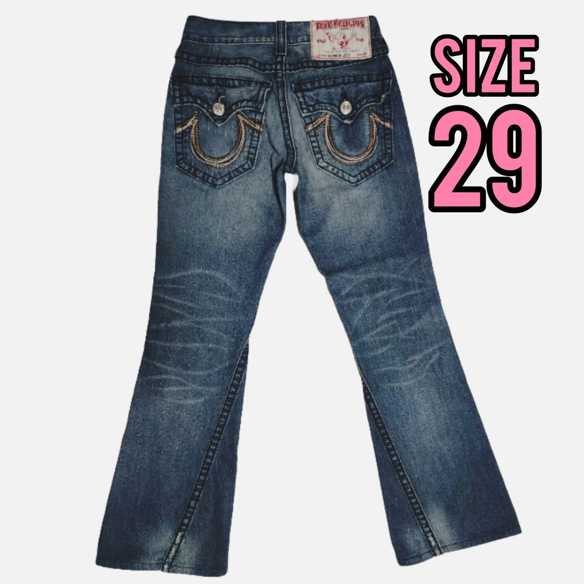 いちご⭐️USA製⭐️TRUE RELIGION RAINBOW JOEY L True Religion Rainbow Joey Flare Jeans Joey Women's 29 | eBay