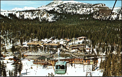 Ski Resort, Mammoth Mountain, Inyo National Forest Of California--Postcard R571