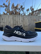 Women s HOKA Bondi 7 Running Shoes Size 9 Bla...