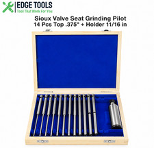 Sioux Valve Seat Grinding Pilot 14 Pcs Top .385 Holder Sioux With Drive Ball Sioux Valve Seat Grinding Pilot 14 Pcs Top .385 Holder Sioux With Drive Ball