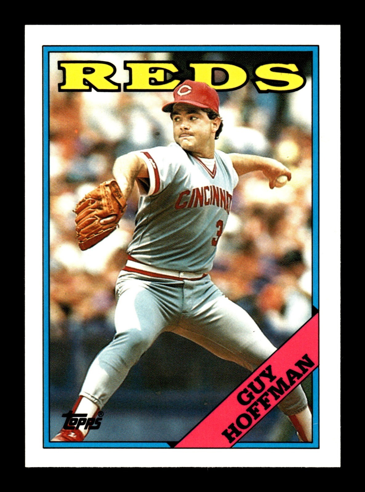 GUY HOFFMAN ⚾ 1988 Topps Collector's Edition Tiffany #496 Cincinnati Reds