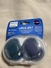 Philips Avent Ultra Air 2 Pack Of Pacifier 6-18m. New