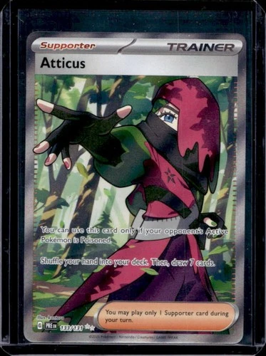 2025 Pokemon Prismatic Evolutions Atticus #133/131
