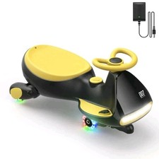 FanttikRide 6V N7 Classic Electric Wiggle Car with Pedal, Rechargeable Batter...