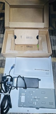 Cisco Meraki MR33-HW Access Point, Wall Mount, Power Cord, Screw Kit USED