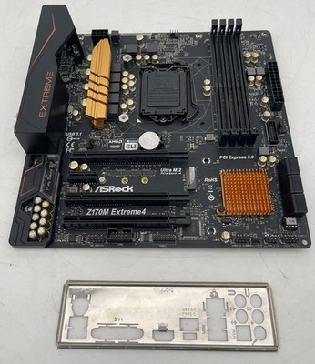 ASRock Z170M Extreme4 Motherboard LGA 1151 4 x DDR4 DIMM Slots w/ IO