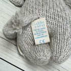 Cuddle and Kind Small 7" Girl Elephant Pink Gray Eyelashes Knit Baby Plush Lovey — photo 7