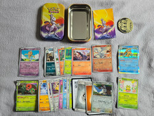 Pokemon collectors tin and cards set all excellent condition pack fresh mint