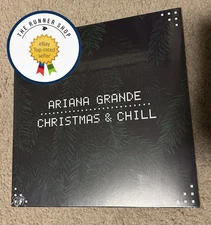 Ariana Grande Christmas & Chill 10th Anniversary LP - Clear w/ Snowflake Etching