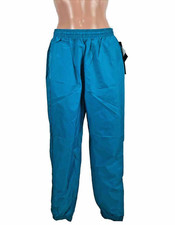 Columbia Womens Sawtooth Windbreaker Pants M 100 Nylon Sapphire VTG 90s NWT NEW