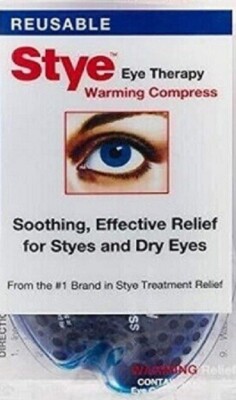 Eye Therapy Reusable Warming Compress Relief For Stye & Dry Eyes, Reusable 12/25