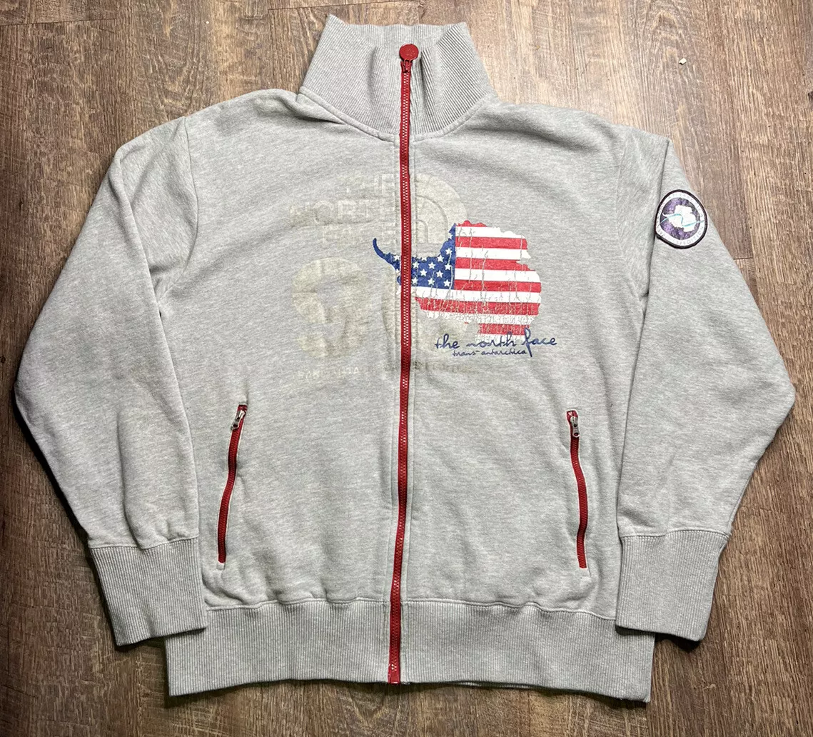 Vintage North Face Trans Antarctica 1990 Expedition Zip Up Jacket Sweater XL