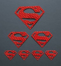 Superman Logo Reflective Stickers Superman Symbol Reflector Decals Pack