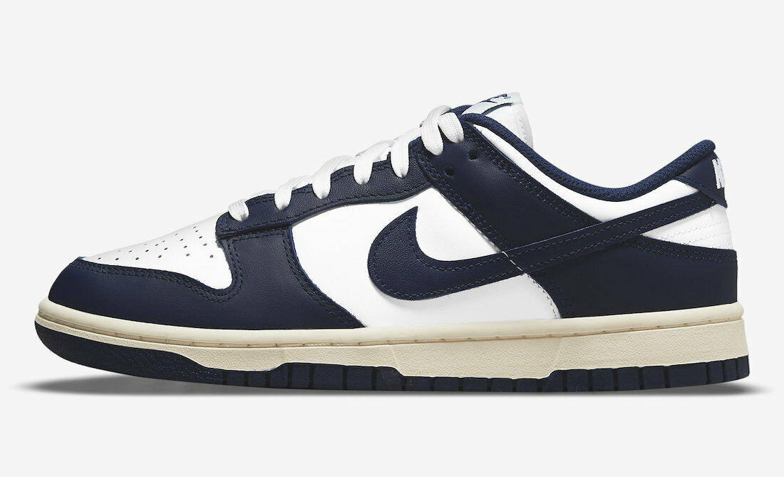 WMS Nike Dunk Low Vintage Navy (W) DD1503-115 - All Sizes - Free Shipping