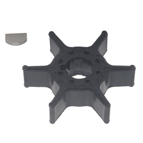 Water Pump Impeller & Key for Yamaha Outboard 63V-44352-00 63V-44352-01 - Picture 3 of 6