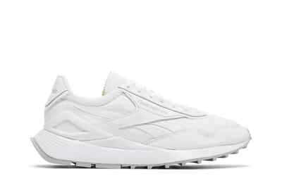 New Men's Reebok Classic Leather Legacy AZ 'White Cold Grey' H68651 Sz 9.5