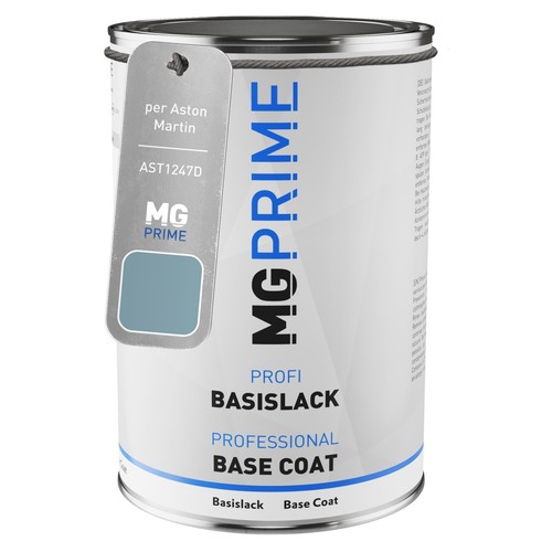 Vernice per auto Barattolo per Aston Martin AST1247D Grigio Alloy Metallic 1,0L