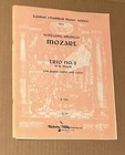 Trio No. 2 in Bb Major for Piano, Violin & Cello W.A. Mozart Kalmus Chamber K502