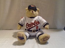 Baltimore Orioles Cal Ripken Jr 8 Cooperstown Baseball MLB Teddy Bear 381/2000